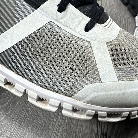 on cloudflow 2.0 mens size 8.5 shoes white black athletic running sneakers - Picture 4 of 12